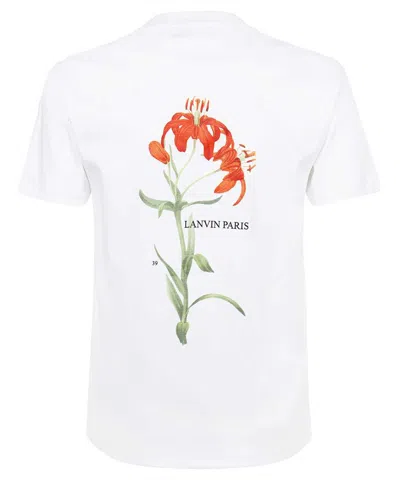 Lanvin Cotton T-shirt In White