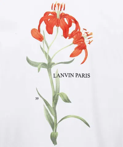 Lanvin Cotton T-shirt In White