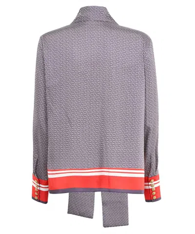 Balmain Print Blouse