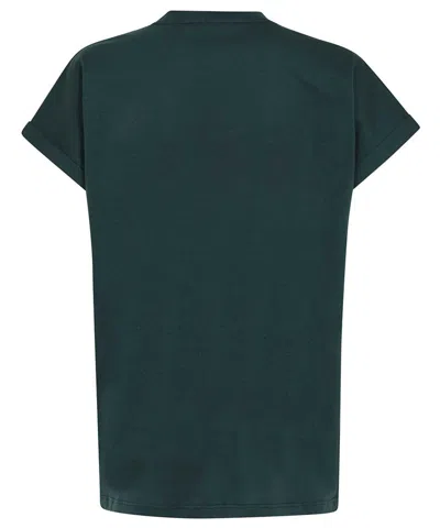 Balmain Cotton T-shirt In Green