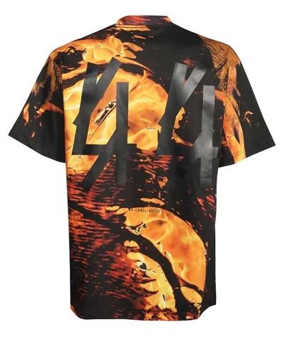 44 Label Group Man T-shirt Black Size Xl Cotton In Black