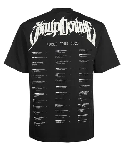 44 Label Group Cotton T-shirt In Black