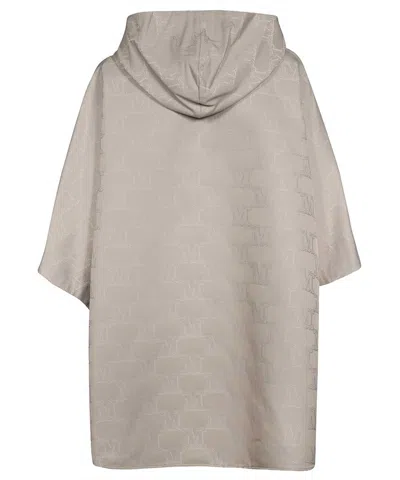 Max Mara Cape With Jacquard Logo