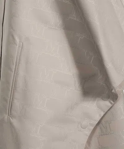 Max Mara Cape With Jacquard Logo