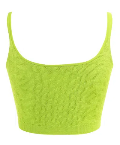 Versace Viscose Top In Green