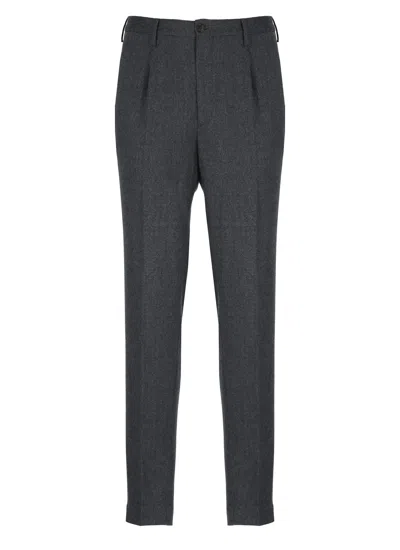 Incotex Wool Pants In Gray