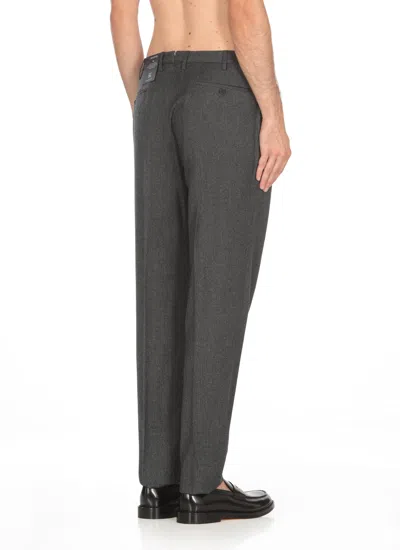 Incotex Wool Pants In Gray