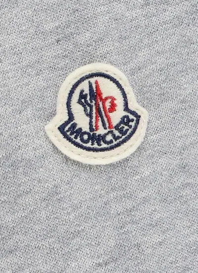 Moncler 2-piece Cotton Jumpsuit In Gray