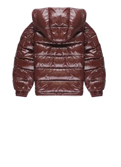 Moncler Maya Down Jacket In Brown