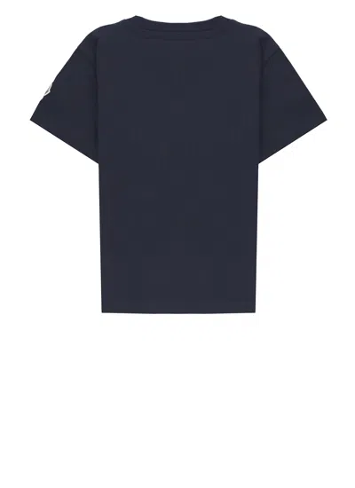 Moncler Kids Ss T-shirt In Black