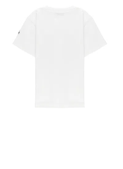 Moncler Kids Ss T-shirt In White