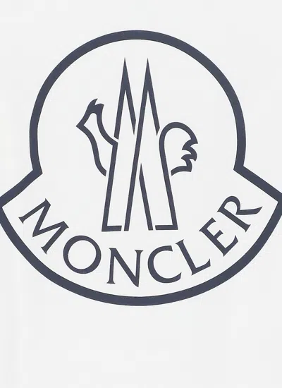 Moncler Kids Ss T-shirt In White