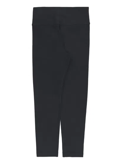 Moncler Leggings With Logo In Black