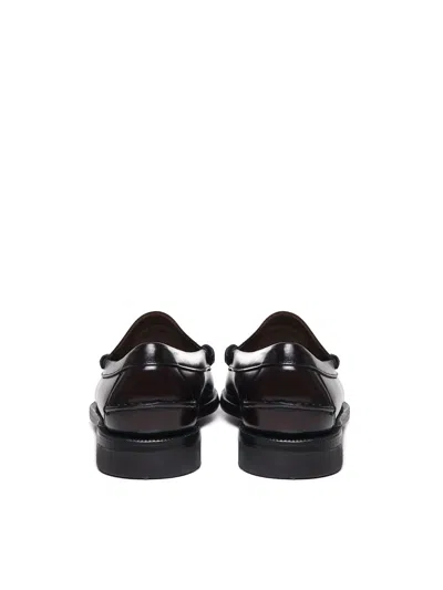 Sebago Dan Po Lt Leather Loafers In Black