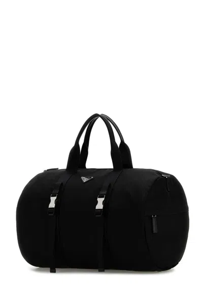 Prada Black Nylon Travel Bag