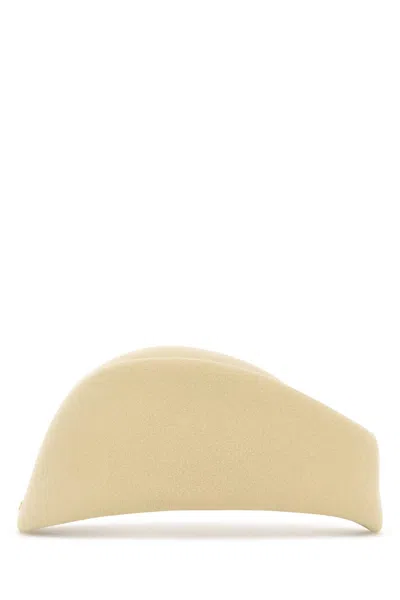 Valentino Garavani Vlogo Signature Hat In Cream Colour In Neutral
