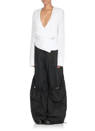 Attico Cotton Blouse In White