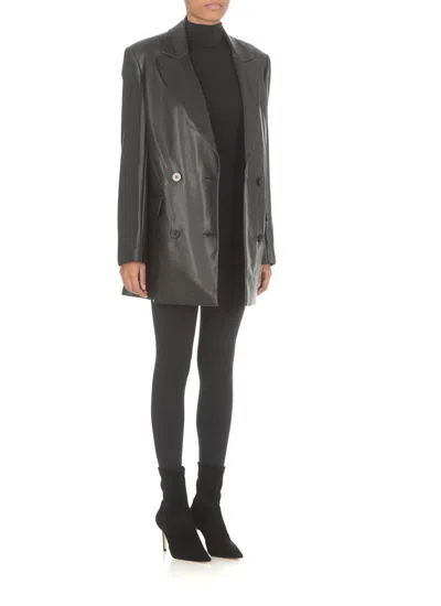 Wolford Seamless Fitted Turtleneck Long-sleeved Top In Black
