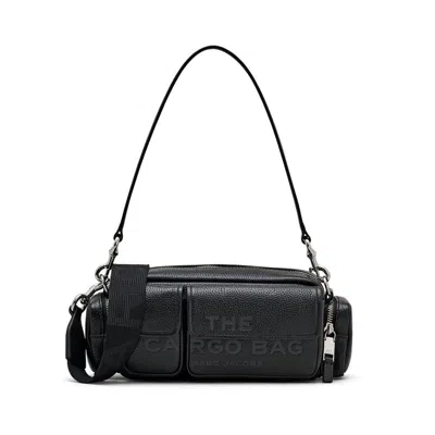 Marc Jacobs The Cargo Bag Leather Shoulder Bag In Black
