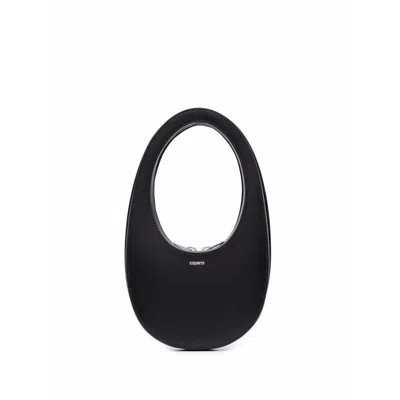 Coperni Oval Calfskin Shoulder Bag With Cut-out Handle