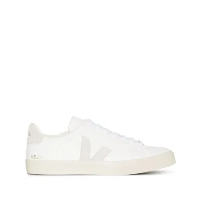 Veja White Low-top Sneakers With Logo Patch