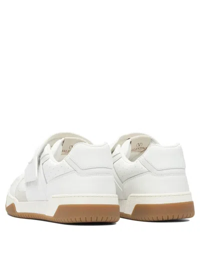 Valentino Sneaker Low Top Joie De Jouer White In White