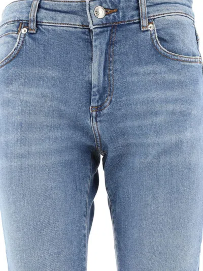 Sportmax Cropped Washed Denim Jeans