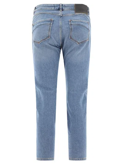 Sportmax Cropped Washed Denim Jeans