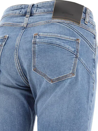 Sportmax Cropped Washed Denim Jeans