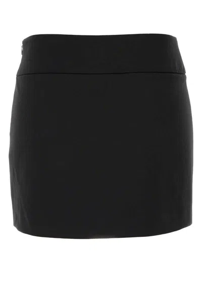 Diesel O-dixy Wool Blend Mini Skirt