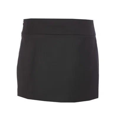 Diesel O-dixy Wool Blend Mini Skirt
