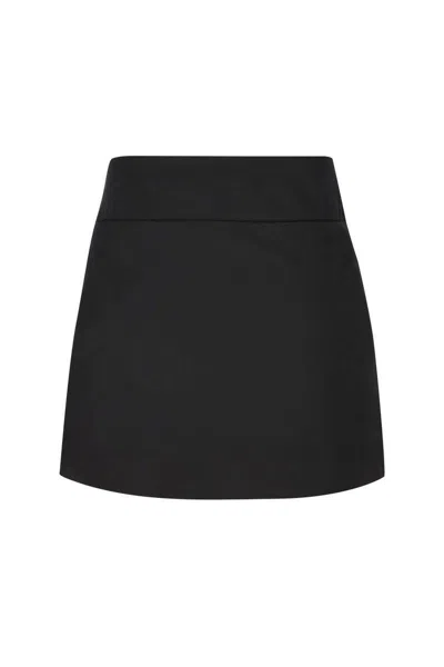 Diesel O-dixy Wool Blend Mini Skirt