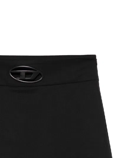 Diesel O-dixy Wool Blend Mini Skirt