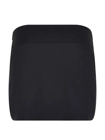 Diesel O-dixy Wool Blend Mini Skirt