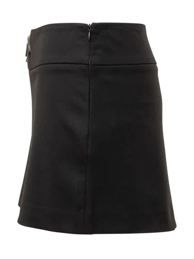 Diesel O-dixy Wool Blend Mini Skirt