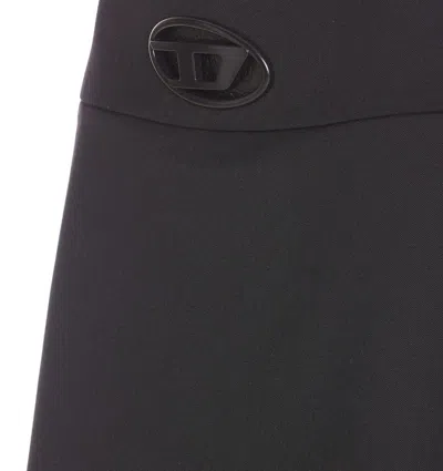 Diesel O-dixy Wool Blend Mini Skirt