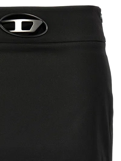 Diesel O-dixy Wool Blend Mini Skirt