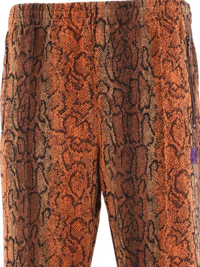 Needles Animal Print Track Trousers With Elastic Waistband
