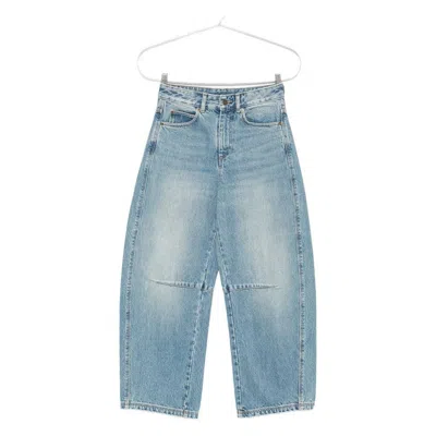 Soeur Cotton Wide-leg Jeans In Blue