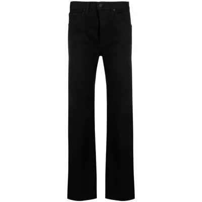 Nili Lotan Denim Straight-leg Jeans In Black