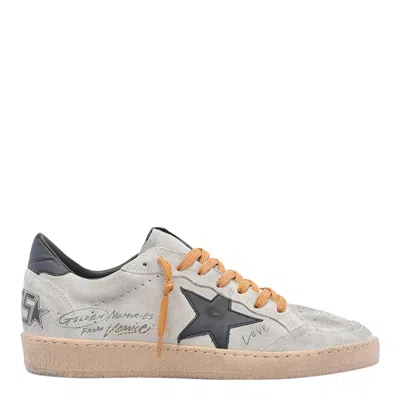 Golden Goose Ballstar Suede Upper Toe Tongue And Spur Leather Star And Heel Sneakers Black