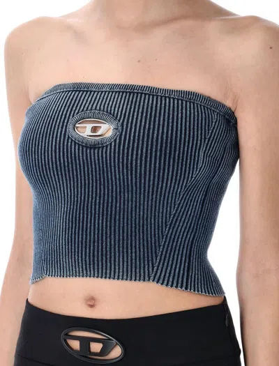 Diesel Women Blue M-clarksvillex-c Bandeau Top