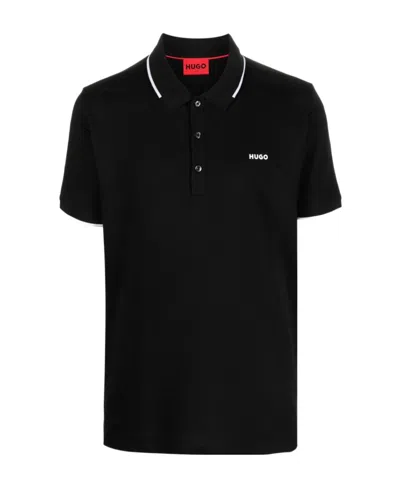 Hugo Boss Logo-print Cotton Polo Shirt