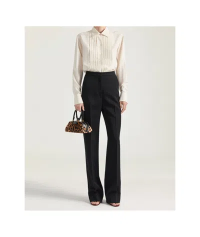 Givenchy Tuxedo Cigarette Pants In Wool