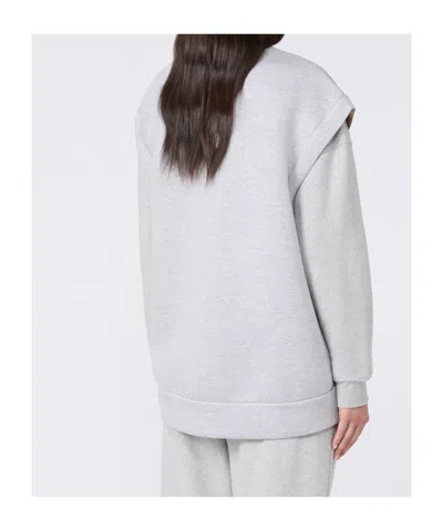 Weekend Max Mara Water-repellent Canvas And Scuba Gilet