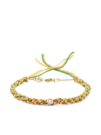 Lisa O 9k Yellow Gold Na Gioia Diamond Bracelet