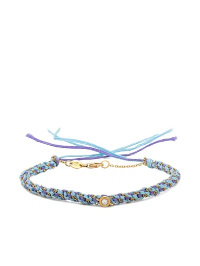 Lisa O 9k Yellow Gold Na Gioia Diamond Bracelet