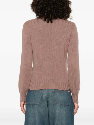 Aragona Turtleneck Cashmere Sweater In Pink