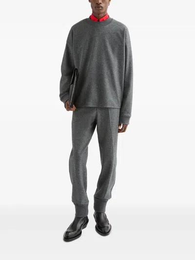 Jil Sander Wool Jumper In Gray