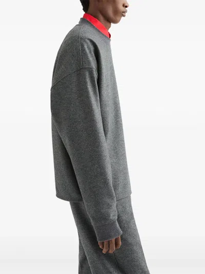 Jil Sander Wool Jumper In Gray